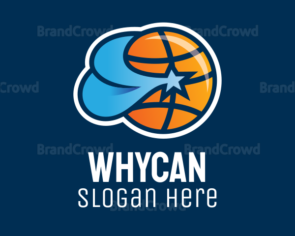 Basketball Star Team Logo