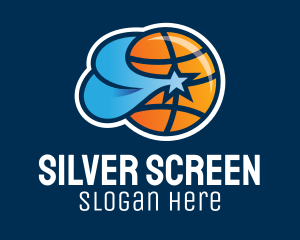 Basketball Star Team  Logo