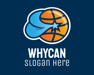 Basketball Star Team  Logo