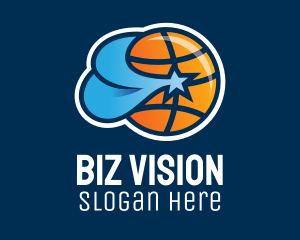 Basketball Star Team  logo design