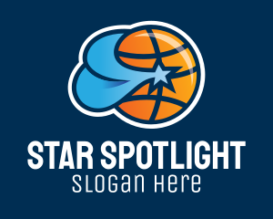 Basketball Star Team  logo design