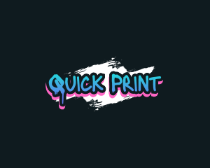 Mural Graffiti Wordmark  logo design