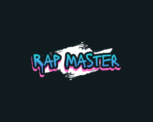 Rap - Mural Graffiti Wordmark logo design