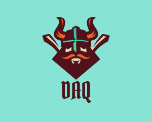 Gaming Warrior King Viking Logo