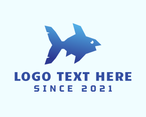 Tuna - Blue Sea Fish logo design