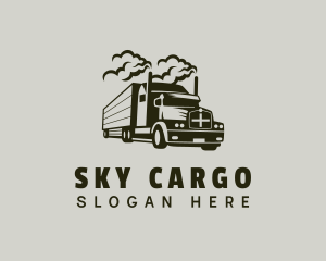 Truck Cargo Forwarding logo design