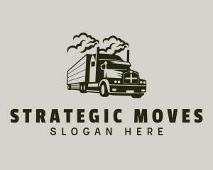 Truck Cargo Forwarding logo design