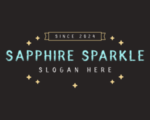 Cute Chalk Sparkles logo design