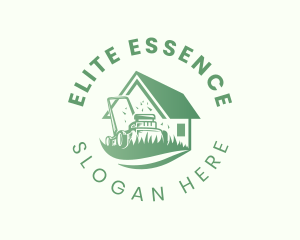 Equipment - House Garden Lawn logo design