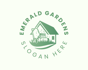 House Garden Lawn logo design