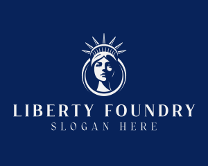 USA Statue of Liberty logo design