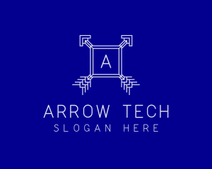 Arrow Tech Software logo design