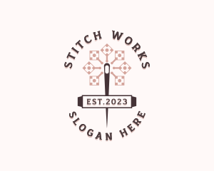 Handmade Fashion Needle Tailoring logo design