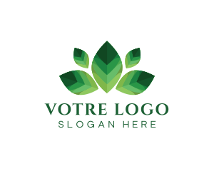 Agriculture - Leaves Plant Botanical logo design