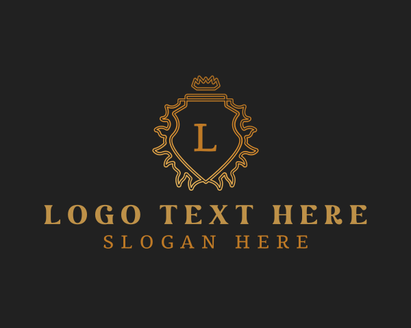 High End - Royalty Shield Boutique logo design