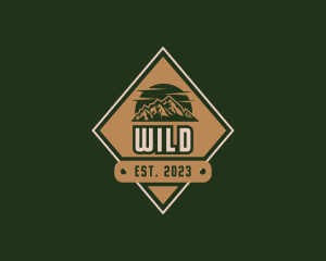 Mountain Nature Scenery Logo