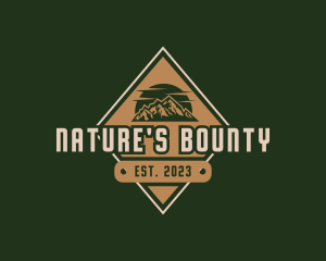 Mountain Nature Scenery logo design