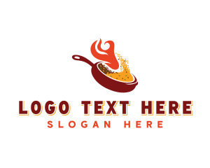 Dining - Fried Rice Restaurant logo design