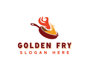 Fried Rice Restaurant logo design