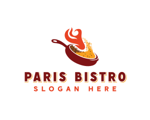 Fried Rice Restaurant logo design