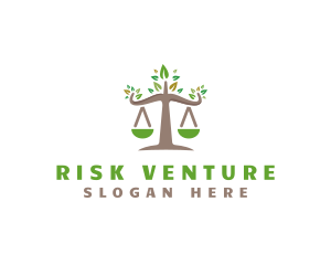 Law Firm - Tree Nature Scale logo design