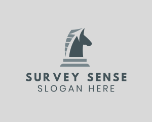 Survey - Arrow Horse Chess Trading logo design