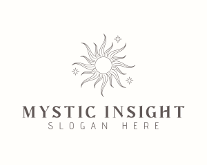 Divination - Sun Star Astrology logo design