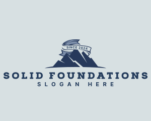 Outdoor Mountain Summit  Logo