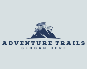 Outdoor Mountain Summit  logo design