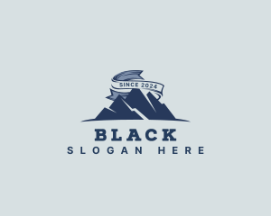 Exploration - Outdoor Mountain Summit logo design