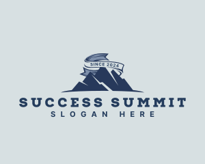 Outdoor Mountain Summit  logo design