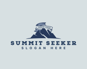 Outdoor Mountain Summit  logo design