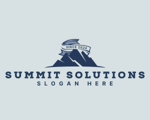 Outdoor Mountain Summit  logo design