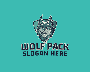 Wolf - Wild Alpha Wolf logo design