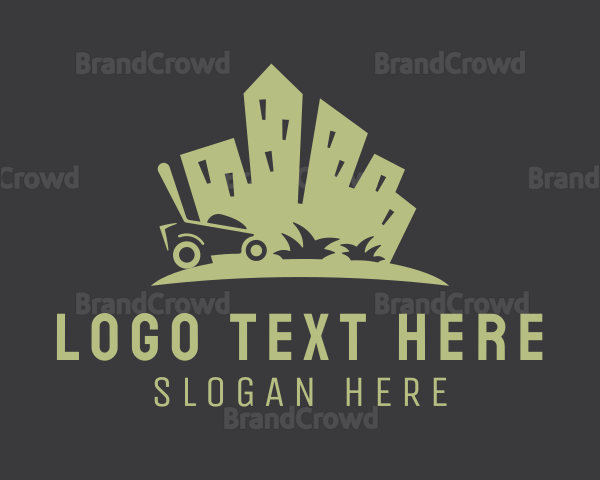 Garden Lawn Yard Landscaping Logo