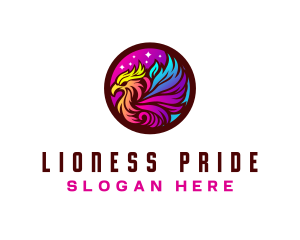 Mythical Pride Creature logo design