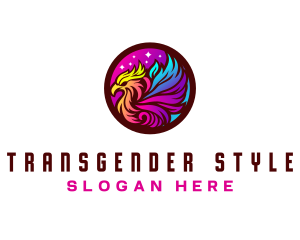 Transgender - Mythical Pride Creature logo design