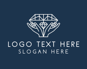 Opal - Diamond Gem Jewelry logo design