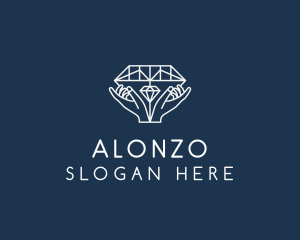 Diamond Gem Jewelry logo design