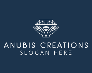 Diamond Gem Jewelry logo design