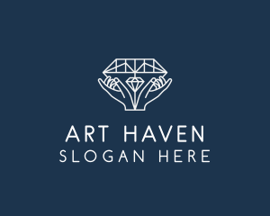 Diamond Gem Jewelry logo design