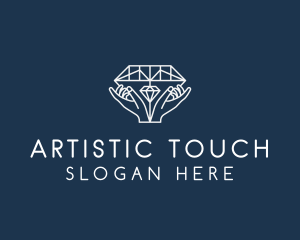 Diamond Gem Jewelry logo design