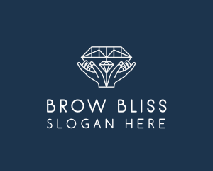 Diamond Gem Jewelry logo design