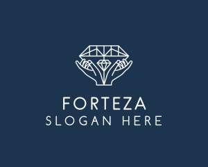 Diamond Gem Jewelry logo design