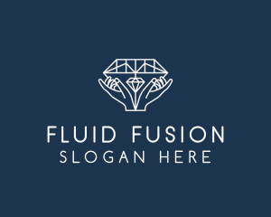 Diamond Gem Jewelry logo design