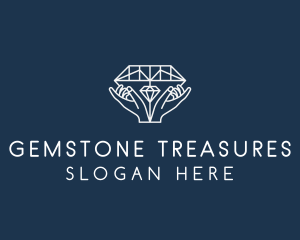 Diamond Gem Jewelry logo design