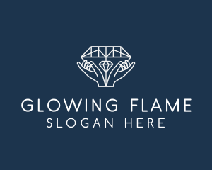 Diamond Gem Jewelry logo design