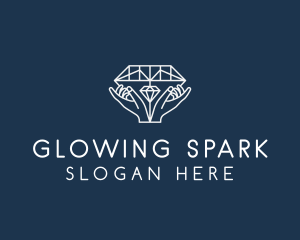 Diamond Gem Jewelry logo design