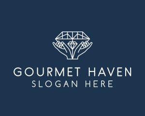 Diamond Gem Jewelry logo design