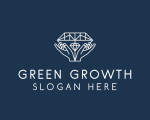 Diamond Gem Jewelry logo design